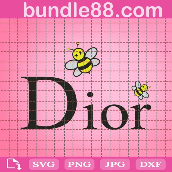 Dior Kaws Bee Svg