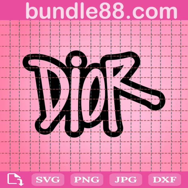 Dior outline Logo Svg