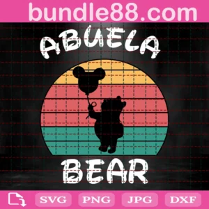 Disney Abuela Bear Svg