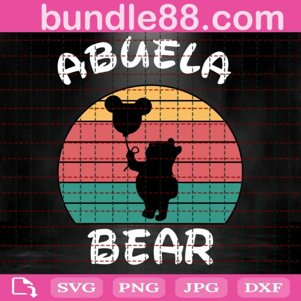 Disney Abuela Bear Svg