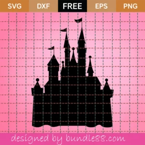 Disney Castle Free Svg