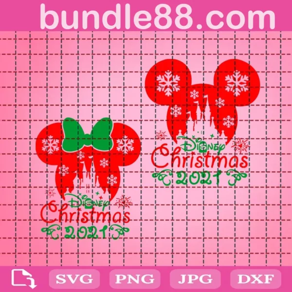 Disney Christmas Svg