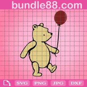 Winnie Pooh Balloon Svg