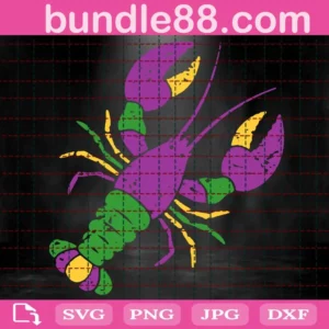 Distressed Crawfish Svg