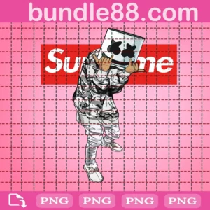 DJ Marshmello Supreme Png