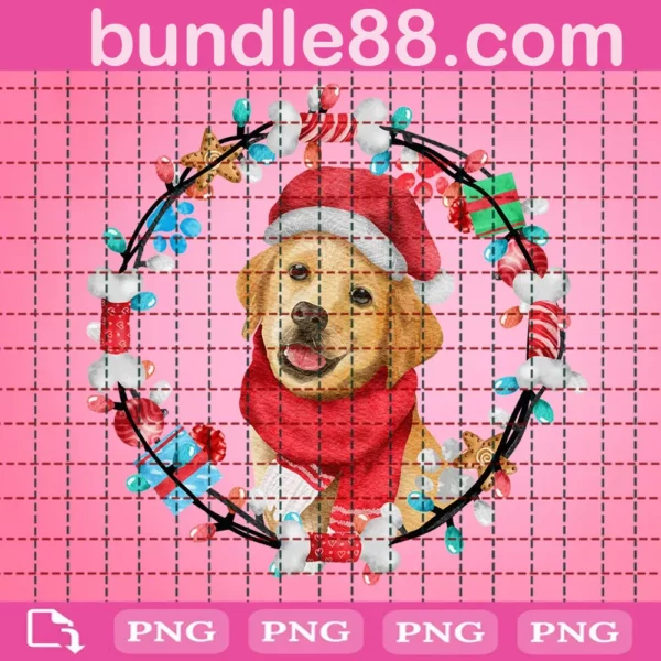 Dog Christmas Png