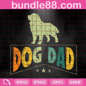 Dog Dad Svg, Dog Svg