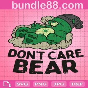 Don'T Care Bear Svg