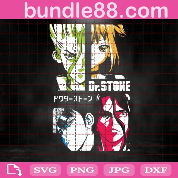 Dr. Stone Svg, Anime Svg SVG PNG DXF EPS Cricut Files June 2024