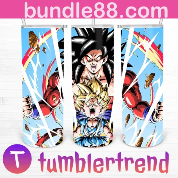 Dragon Ball Characters 20oz Tumbler Skinny