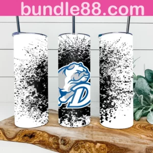 Drake Bulldogs 20oz Skinny Tumbler