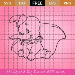 Dumbo Svg Free, Best Disney Svg Files