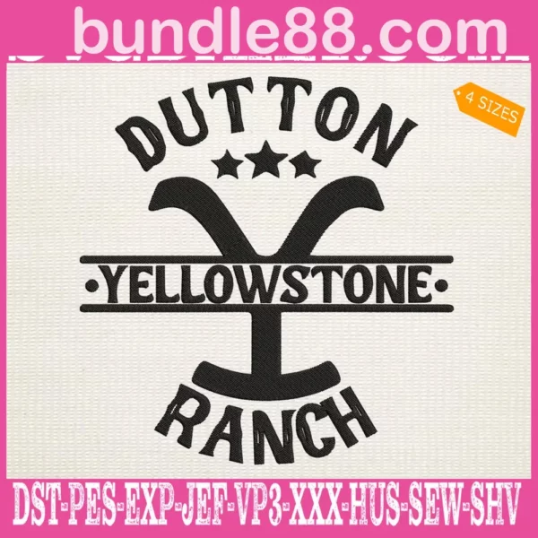 Dutton Yellowstone Ranch Embroidery Files