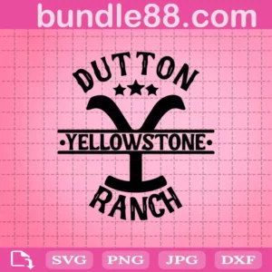 Dutton Yellowstone Ranch Svg