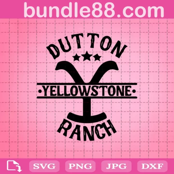 Dutton Yellowstone Ranch Svg