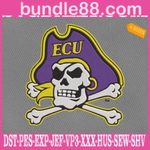 East Carolina Pirates Embroidery Machine