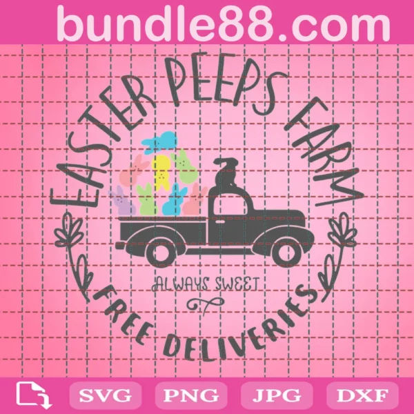 Easter Farm Svg, Bunny Cottontail Farms Svg