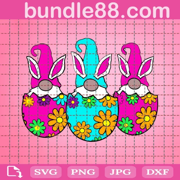 Easter Gnomes Svg