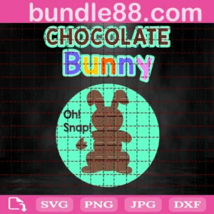 Easter Svg, Chocolate Bunny Svg
