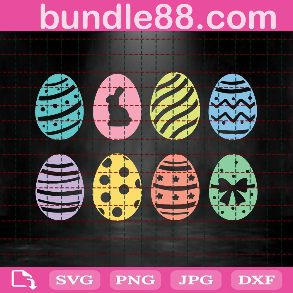 Easter Eggs Svg