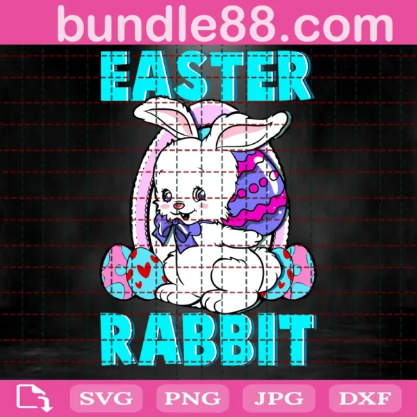 Easter Rabbit Svg