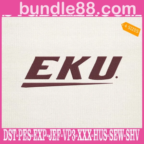 Eastern Kentucky Colonels Embroidery Machine