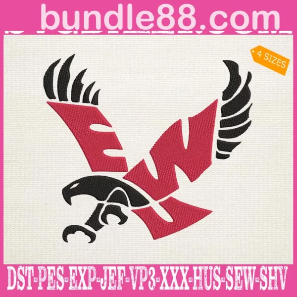 Eastern Washington Eagles Embroidery Machine