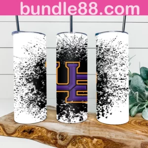 Evansville Purple Aces 20oz Skinny Tumbler