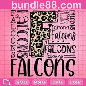 Falcons Svg, Typography Svg