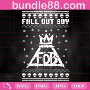 Fall Out Boy Christmas Svg