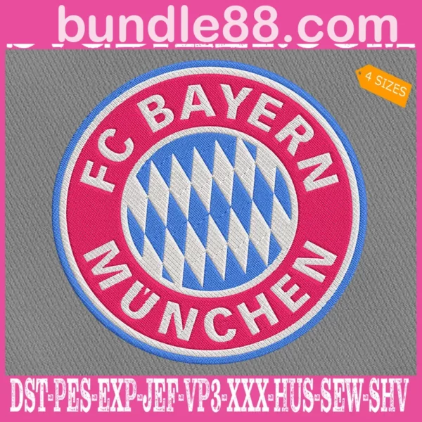 FC Bayern München Embroidery Design