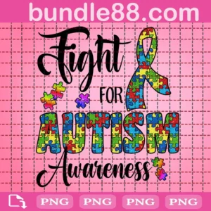 Fight For Autism Awareness Png