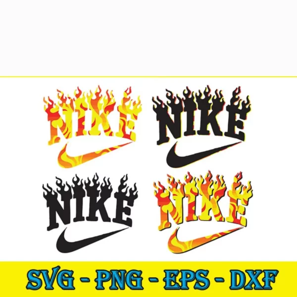 Fire Nike Logo Bundle