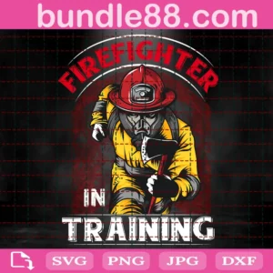Firefighter In Training Svg
