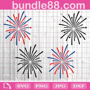 Firework Bundle Svg Free