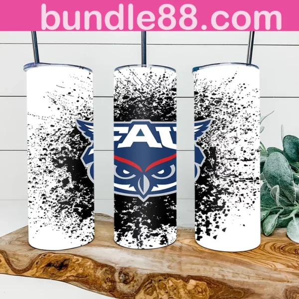 Florida Atlantic Owls 20oz Skinny Tumbler