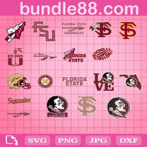 Floridastate Seminoles Ncaa Svg Bundle