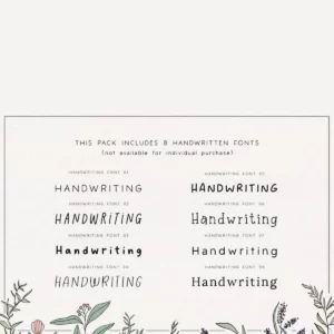 Fonts, Handwriting Fonts
