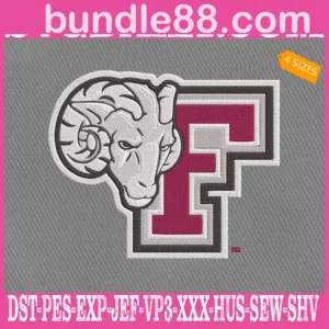 Fordham Rams Embroidery Machine