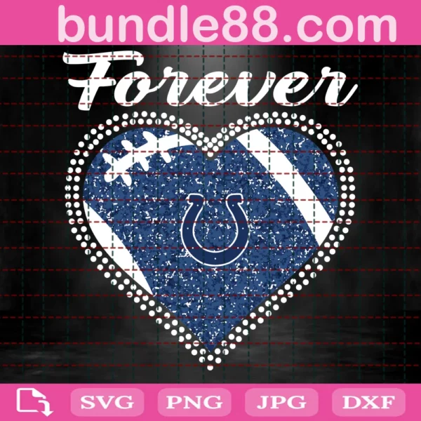 Forever Love Indianapolis Colts Svg