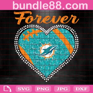 Forever Love Miami Dolphins Svg