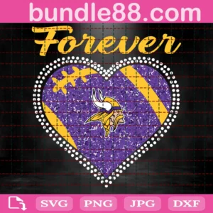 Forever Love Minnesota Vikings Svg