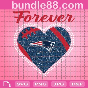 Forever Love New England Patriots Svg