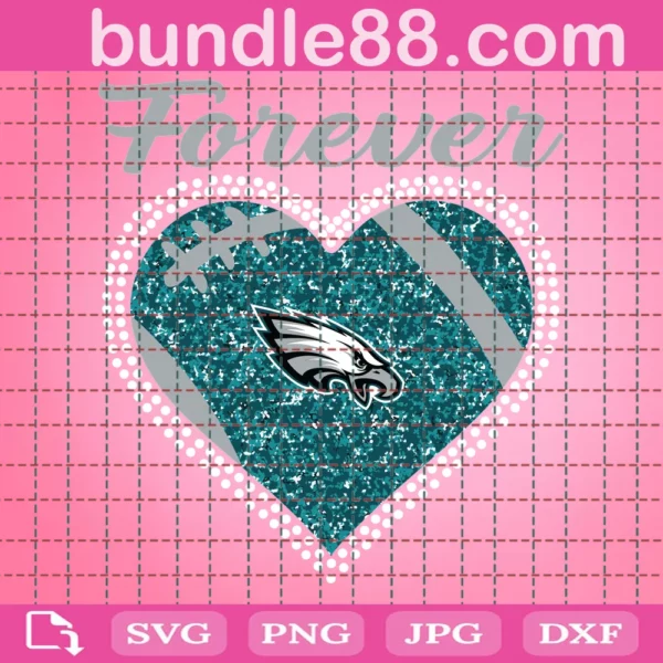 Forever Love Philadelphia Eagles Svg