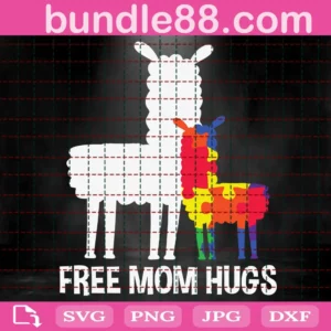 Free Mom Hugs Sheep Autism Svg