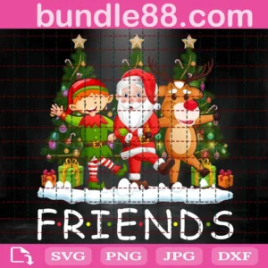 Friends Christmas Svg