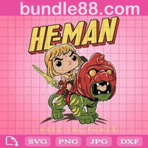 Funko He Man Svg