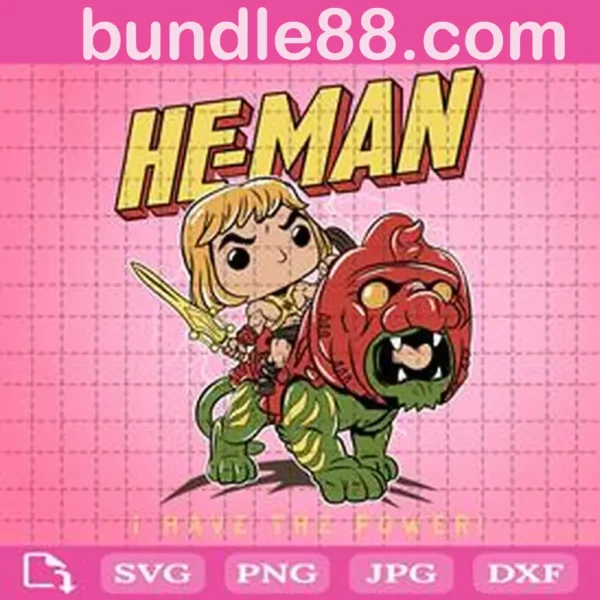 Funko He Man Svg