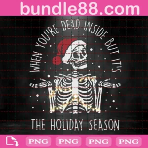 Funny Skeleton Christmas Png