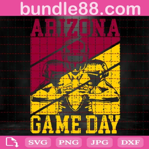 Game Day In Arizona Quarterback Svg